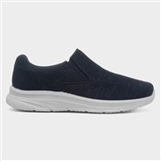 XL Mens Navy Slip On Casual Shoe (Click For Details)