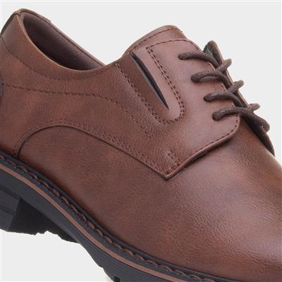 Mens Tan Lace Up Shoes