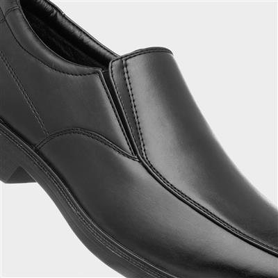 Mens Black Slip On Formal Shoe