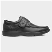 Beckett Emile Mens Black Easy Fasten Shoe (Click For Details)