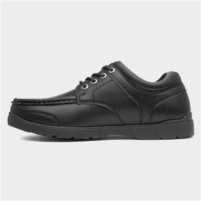 Mens Lace Up Shoes in Black