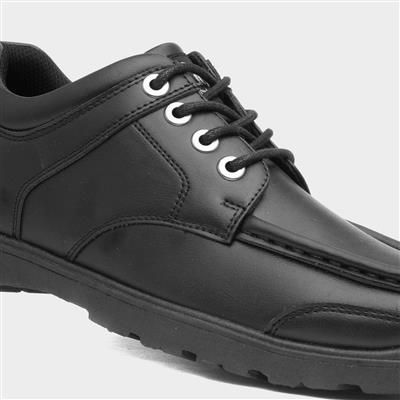 Mens Lace Up Shoes in Black