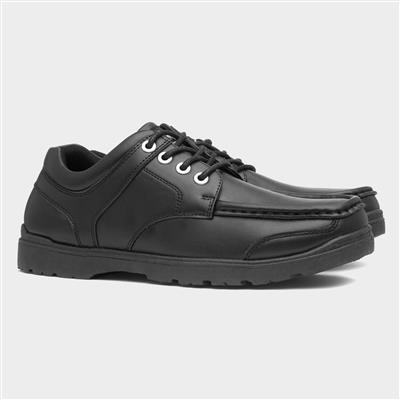 Mens Lace Up Shoes in Black