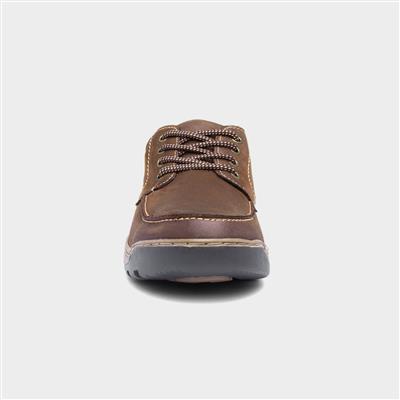 Tucker Mens Brown Leather Shoe