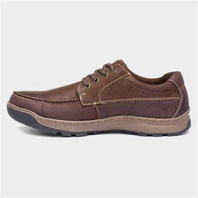 Tucker Mens Brown Leather Shoe