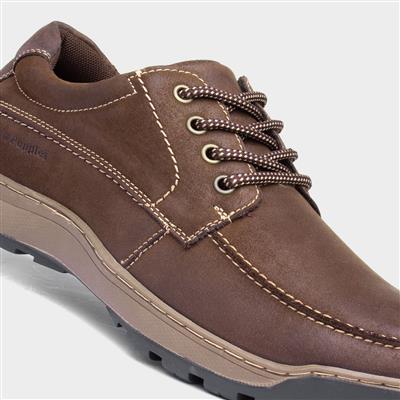 Tucker Mens Brown Leather Shoe