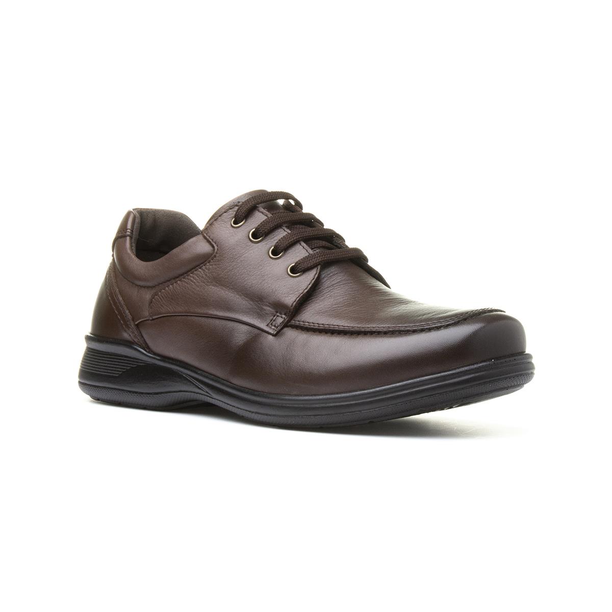 Sterling & Hunt Mens Brown Casual Lace Up Shoe-52346 | Shoe Zone