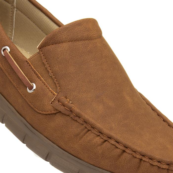 Cushion Walk Declan Mens Casual Tan Slip On Shoes52376 Shoe Zone