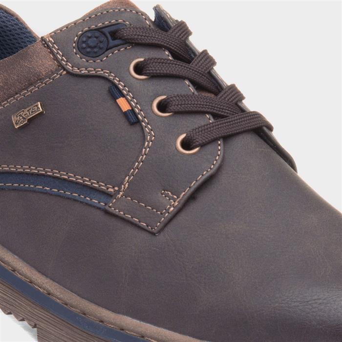 Billy Mens Brown Wide Fit Lace Up Shoe