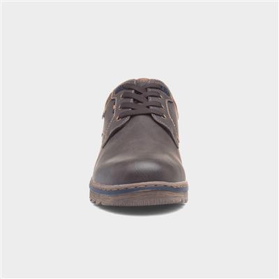 Billy Mens Brown Wider Fitting Lace Up Shoe