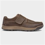 Hush Puppies Casper Mens Brown Leather Shoe (Click For Details)
