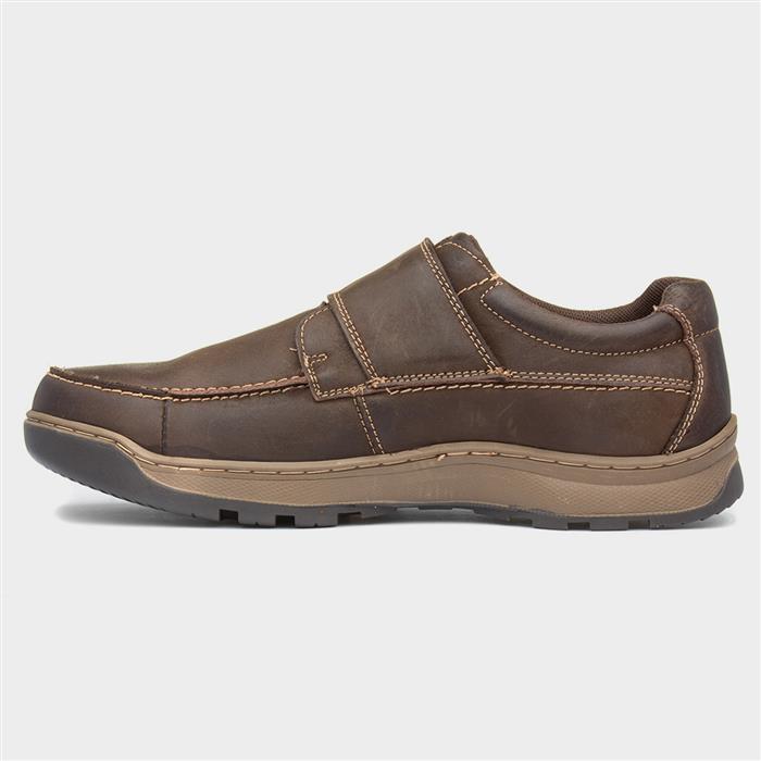Casper Mens Brown Leather Shoe
