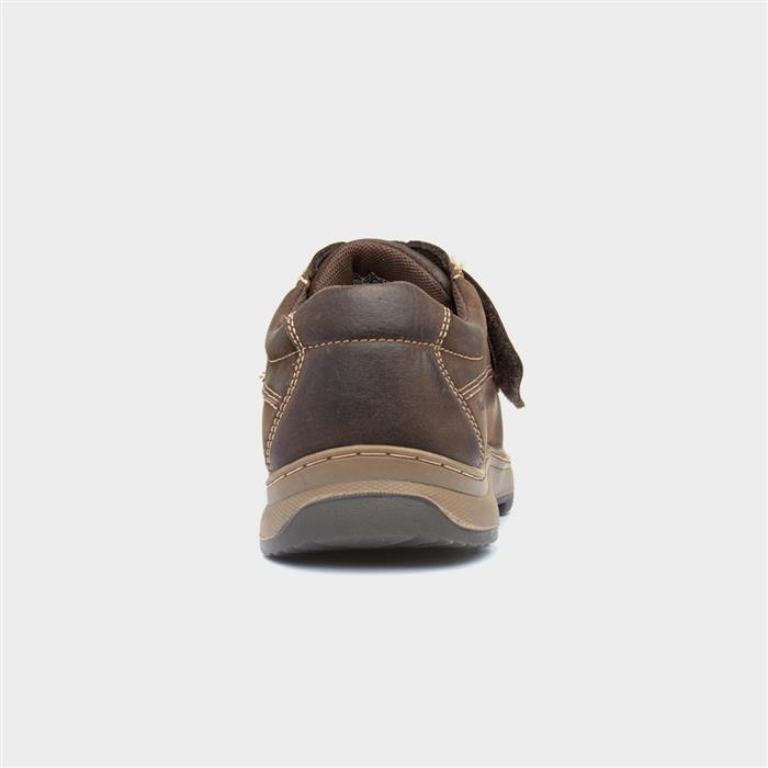 Casper Mens Brown Leather Shoe