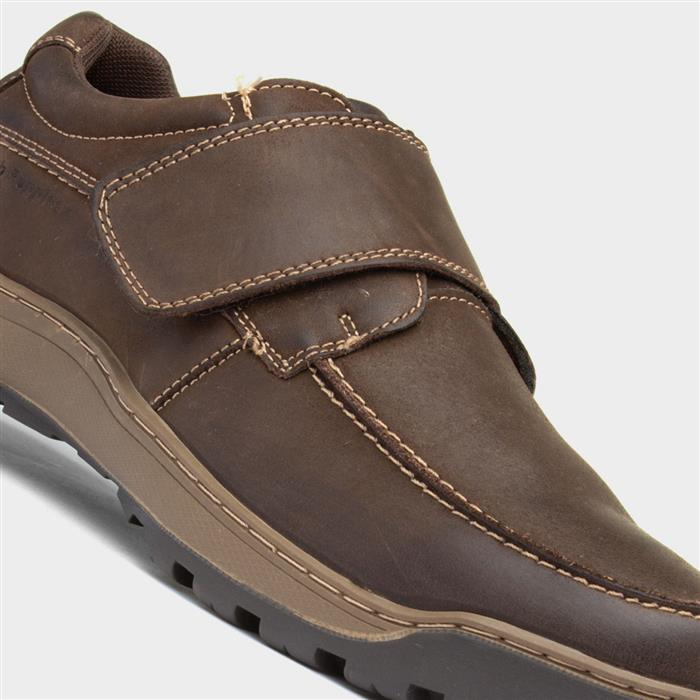 Casper Mens Brown Leather Shoe