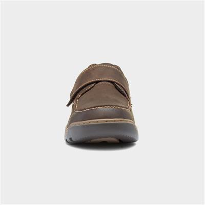 Casper Mens Brown Leather Shoe
