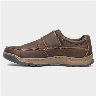 Casper Mens Brown Leather Shoe