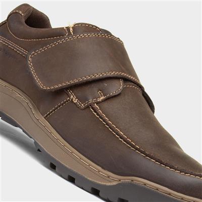 Casper Mens Brown Leather Shoe