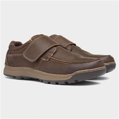 Casper Mens Brown Leather Shoe