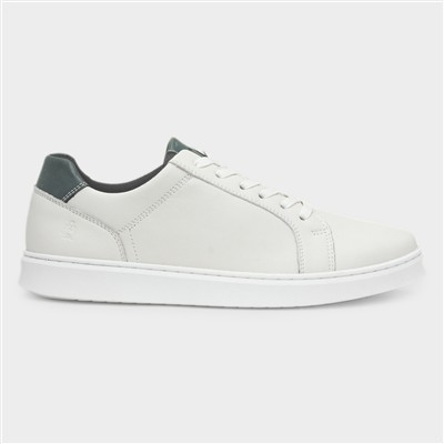 Madden Mens White Leather Shoe