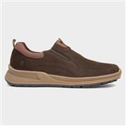 Hush Puppies Arthur Mens Brown Leather Shoe (Click For Details)