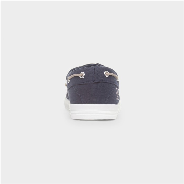 Sailor Mens Navy Boat Shoe