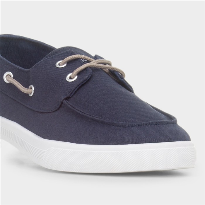 Sailor Mens Navy Boat Shoe