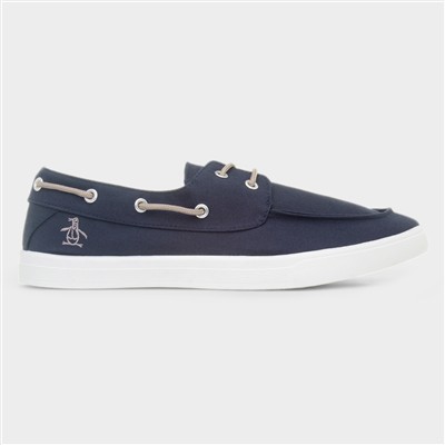 Sailor Mens Navy Boat Shoe