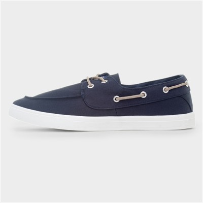 Sailor Mens Navy Boat Shoe