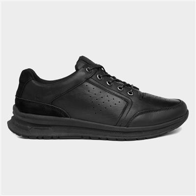 Joseph Mens Black Leather Shoe