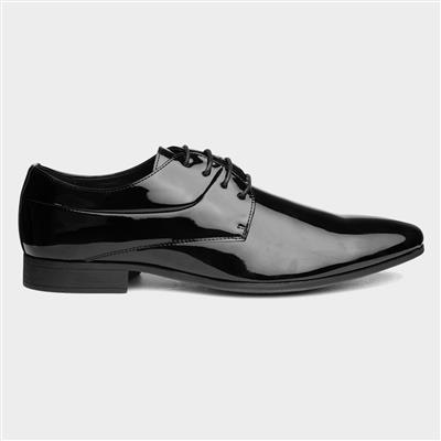 Mens Black Patent Dress Shoe