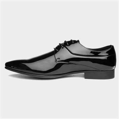 Bottesini Mens Black Patent Dress Shoe-528107 | Shoe Zone
