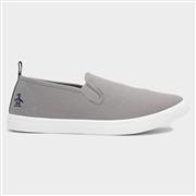 Original Penguin Sabre Mens Grey Slip On Canvas (Click For Details)