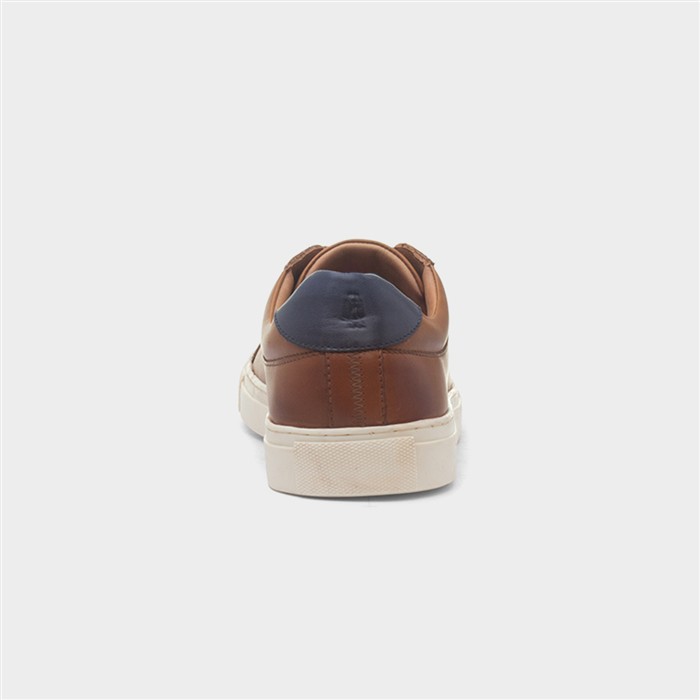 Colton Mens Tan Lace Up Leather Shoe