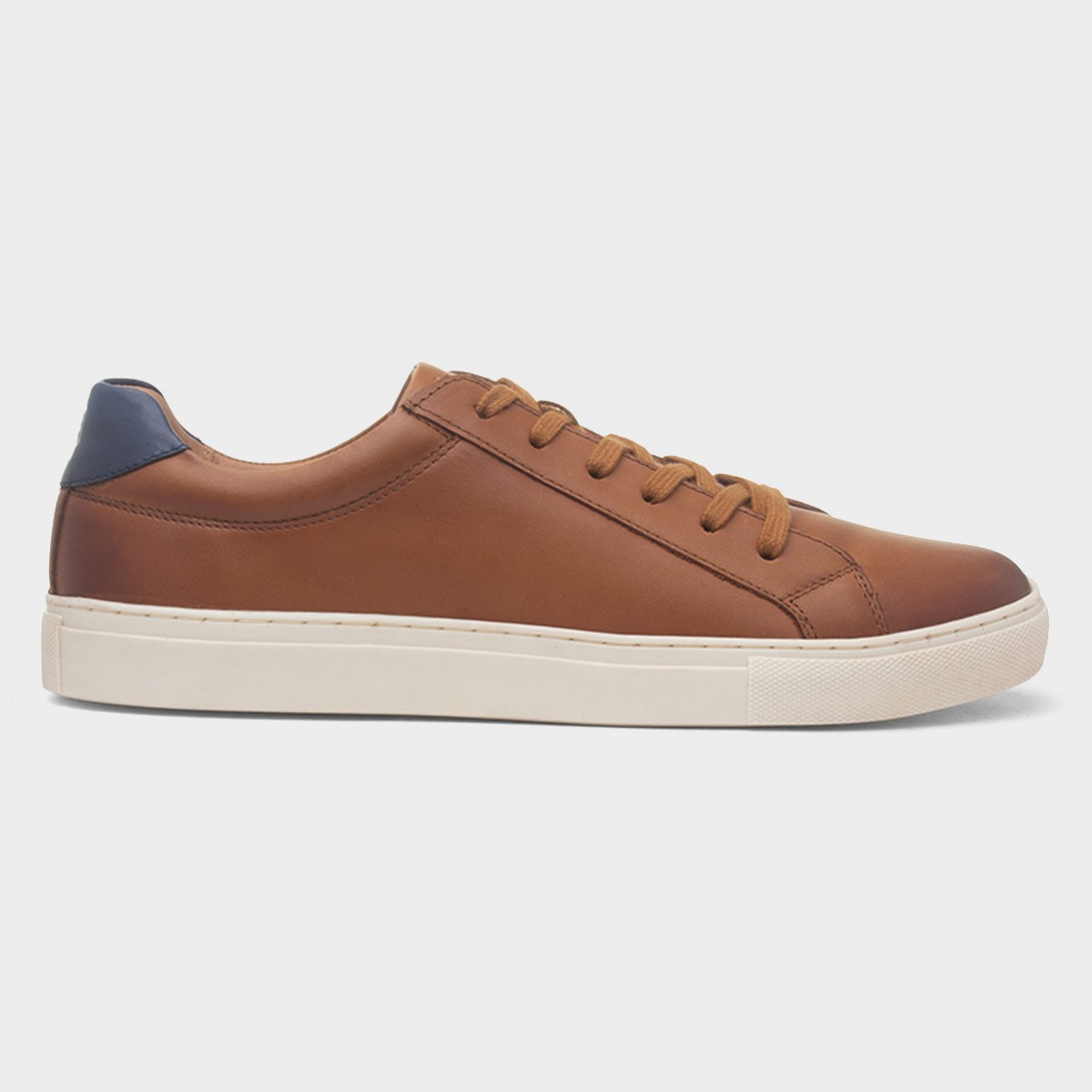 Colton Mens Tan Lace Up Leather Shoe