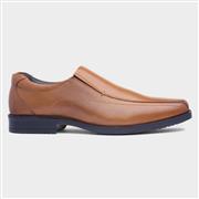 Hush Puppies Brody Mens Tan Leather Shoe (Click For Details)
