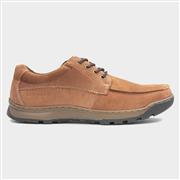 Hush Puppies Tucker Mens Tan Leather Shoe (Click For Details)