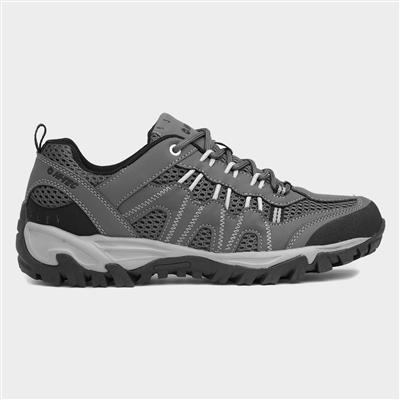 Jaguar Men's Charcoal Grey Lace-Up Shoes