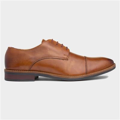 Rufus Mens Tan Leather Shoe