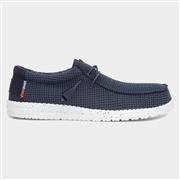 HEY DUDE Wally Sport Mens Navy Mesh Canvas (Click For Details)