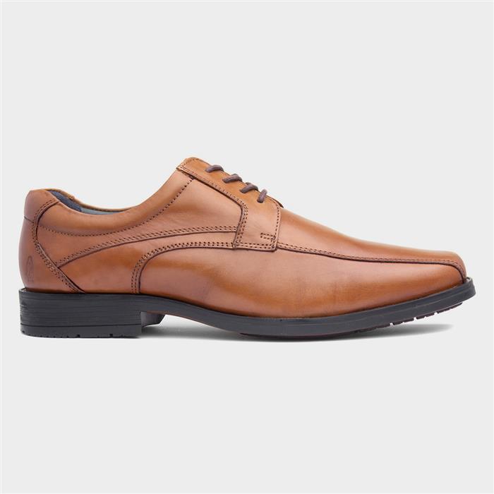 Hush Puppies Men's Tan Brandon Leather Shoe Size 6