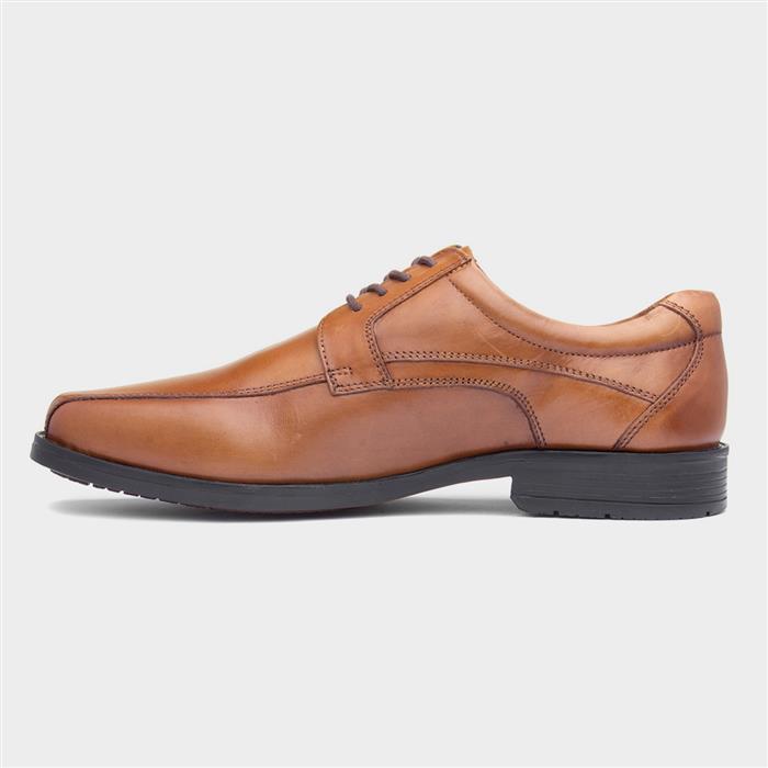 Brandon Mens Tan Leather Shoe