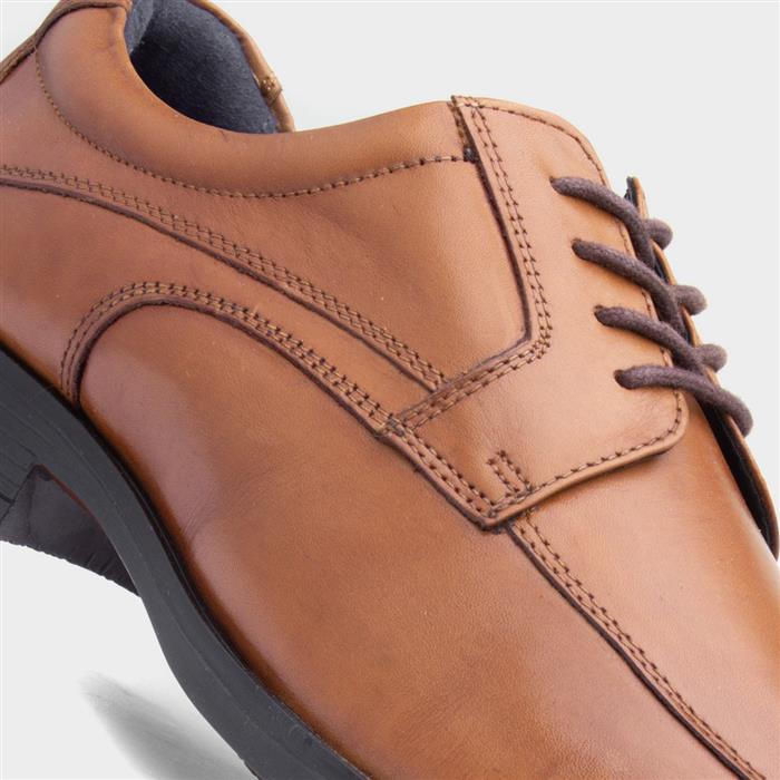 Brandon Mens Tan Leather Shoe