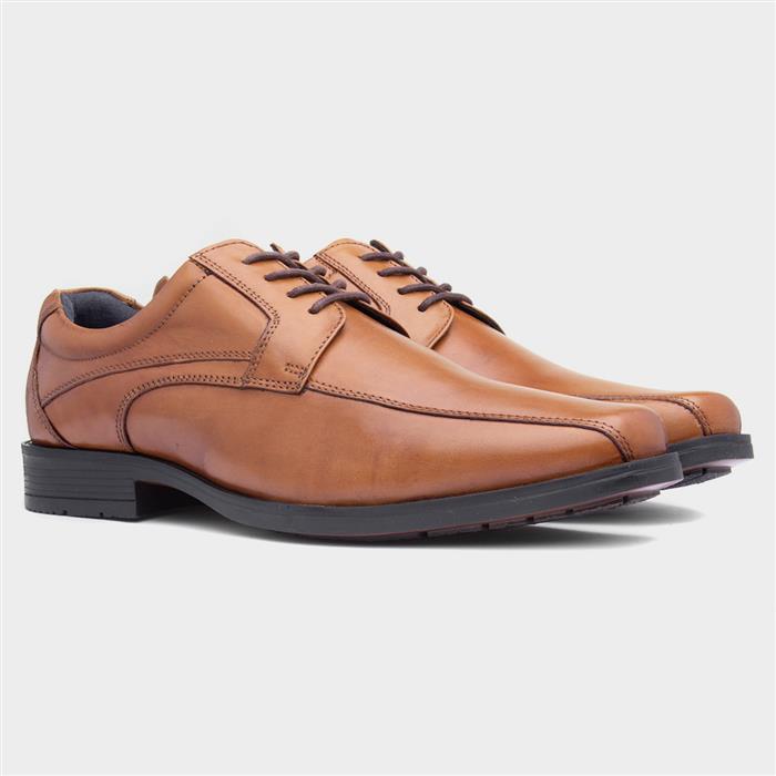 Brandon Mens Tan Leather Shoe