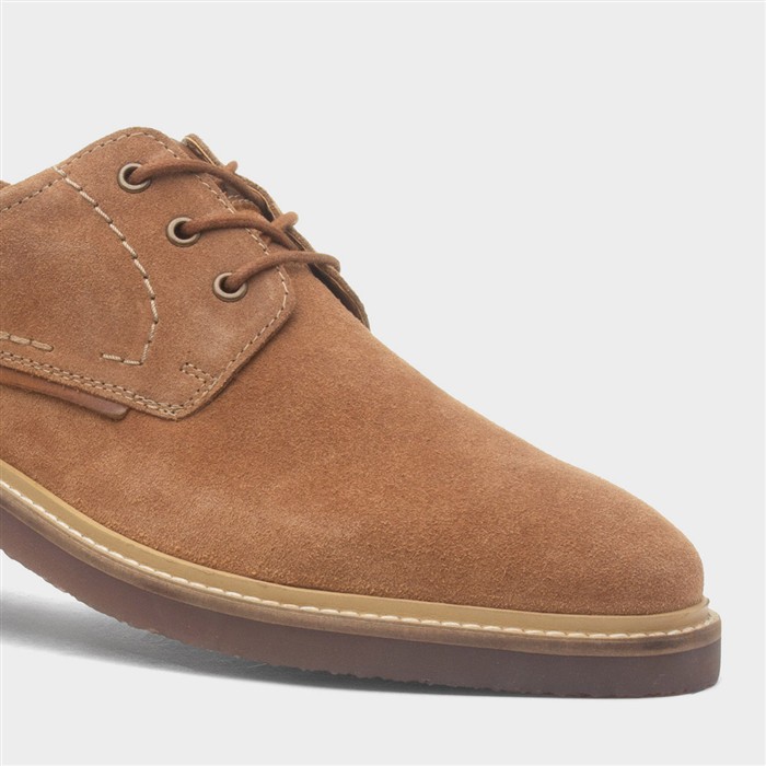 Guy Mens Tan Suede Shoe