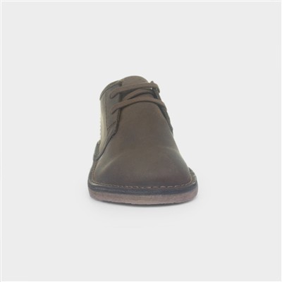 Scout Mens Brown Lace Up Shoes