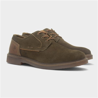 Guy Mens Khaki Suede Shoe