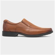 Hush Puppies Brody Mens Tan Leather Shoes (Click For Details)