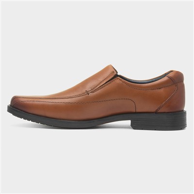 Brody Mens Tan Leather Shoes
