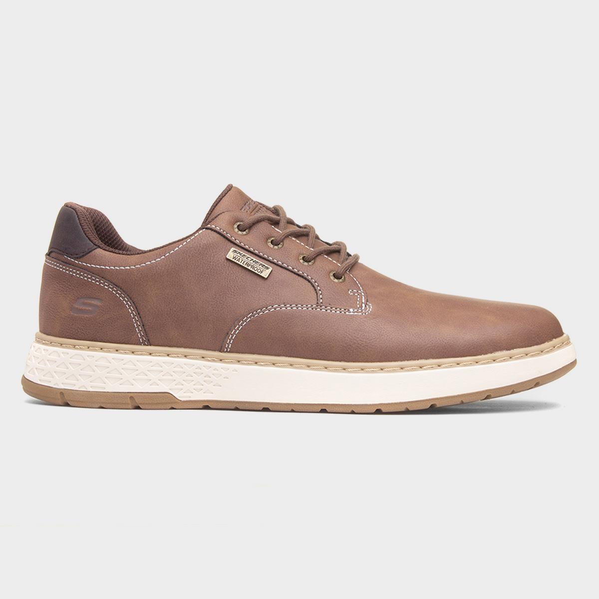 Garlan Pryor Mens Brown Waterproof Shoe