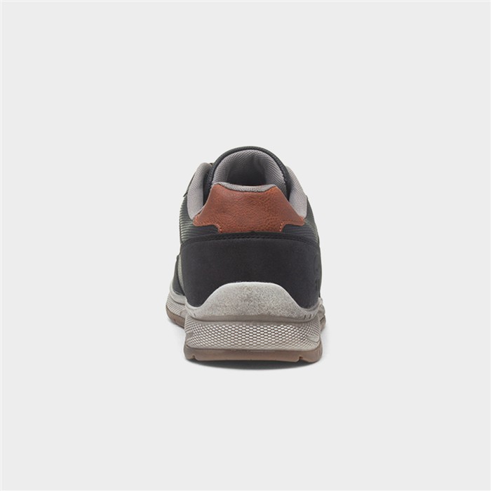 Cribden Mens Black Casual Shoe